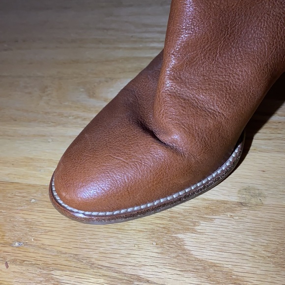 Madewell Leather Stacked Heel Ankle Booties - Picture 5 of 6